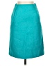 J.Crew 100% Wool Solid Teal Wool Skirt Size 00 - photo 1