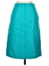 J.Crew 100% Wool Solid Teal Wool Skirt Size 00 - photo 2