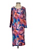 fleur bleue Print Orange Cocktail Dress Size XS - photo 1