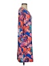 fleur bleue Print Orange Cocktail Dress Size XS - photo 4