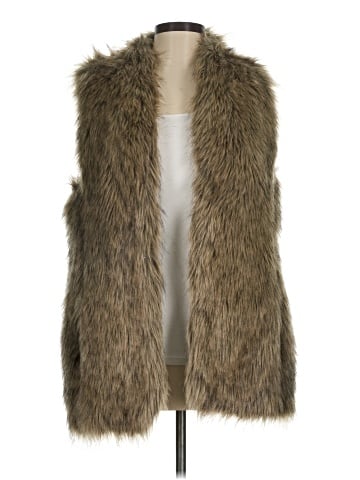 Banana Republic Faux Fur Vest (view 1)