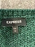 Express 100% Polyester Solid Green Pullover Sweater Size S - photo 7