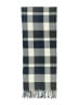 Plush Plaid Gray Blue Scarf One size - photo 2