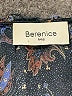 Berenice 100% Viscose Black 3/4 Sleeve Blouse Size L (estimated) - photo 7