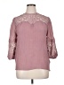 Indigo Rose Pink 3/4 Sleeve Blouse Size XL - photo 1