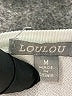 LOULOU Ivory 3/4 Sleeve Top Size M - photo 7