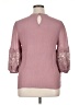 Indigo Rose Pink 3/4 Sleeve Blouse Size XL - photo 2