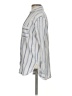 Billabong Stripes Silver 3/4 Sleeve Button-Down Shirt Size S - photo 5