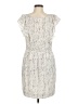 BCBGeneration 100% Recycled Polyester Graphic Ivory Cocktail Dress Size M - photo 1