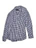 Crewcuts Checkered-gingham Blue Long Sleeve Button-Down Shirt Size 10 - photo 1