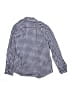 Crewcuts Checkered-gingham Blue Long Sleeve Button-Down Shirt Size 10 - photo 2