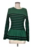 Talbots Stripes Green Pullover Sweater Size M - photo 1