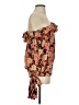 Elan 100% Rayon Brown Sleeveless Blouse Size S - photo 4