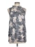 Cupio Gray Sleeveless Blouse Size L - photo 1