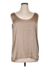 R | Label 100% Polyester Tan Sleeveless Top Size XL - photo 1