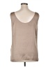 R | Label 100% Polyester Tan Sleeveless Top Size XL - photo 2