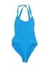L Space Solid Blue One Piece Swimsuit Size 6 - photo 1