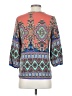 Newbury Kustom 100% Polyester Teal 3/4 Sleeve Blouse Size S - photo 2