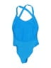 L Space Solid Blue One Piece Swimsuit Size 6 - photo 2