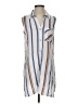 O'Neill White Sleeveless Button-Down Shirt Size S - photo 1