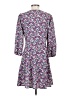 Unbranded 100% Polyester Floral Purple Casual Dress Size M - photo 2