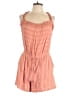 Lush Solid Pink Romper Size L - photo 1