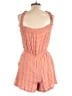Lush Solid Pink Romper Size L - photo 2