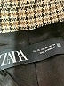 Zara Houndstooth Gray Coat Size XS - photo 6