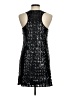 Forever 21 100% Polyester Metallic Black Cocktail Dress Size M - photo 2