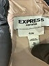 Express 100% Polyester Tan Long Sleeve Blouse Size M - photo 7