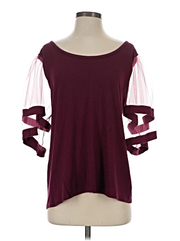 Discreet 3/4 Sleeve Top (view 1)