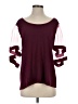 Discreet Burgundy 3/4 Sleeve Top Size XS - photo 1