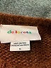 De Loreta Stripes Burgundy Pullover Sweater Size M - photo 7