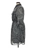 Indulge 100% Polyester Paisley Gray Casual Dress Size 1X - photo 5