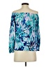 Lilly Pulitzer 100% Cotton Blue 3/4 Sleeve Blouse Size XXS - photo 2