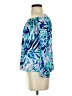 Lilly Pulitzer 100% Cotton Blue 3/4 Sleeve Blouse Size XXS - photo 5