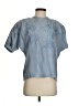 Jarrod's Blue Short Sleeve Blouse Size S - photo 1