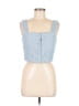 Jason Wu 100% Polyester Blue Sleeveless Blouse Size 6 - photo 1