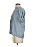 Jarrod's Blue Short Sleeve Blouse Size S - photo 5