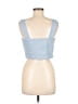 Jason Wu 100% Polyester Blue Sleeveless Blouse Size 6 - photo 2