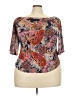 Veronica M. Paisley Pink 3/4 Sleeve Blouse Size M - photo 1