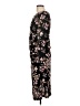 Connected Apparel Floral Black Casual Dress Size 12 - photo 5