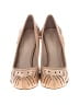 BCBGeneration Graphic Gold Tan Heels Size 9 - photo 2