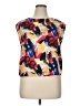 MNG 100% Polyester Yellow Sleeveless Blouse Size L - photo 1
