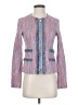 Nanette Lepore Tweed Blue Jacket Size 2 - photo 1