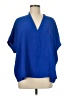 Cherry Clothing 100% Polyester Blue Short Sleeve Blouse Size M - photo 1