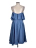 Milly Solid Blue Cocktail Dress Size 12 - photo 2