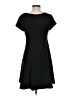 Max Studio Solid Black Casual Dress Size S - photo 2
