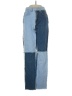 Ragged Color Block Blue Jeans Size 24 waist - photo 1