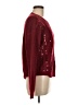 Calvin Klein Metallic Burgundy Pullover Sweater Size M - photo 4